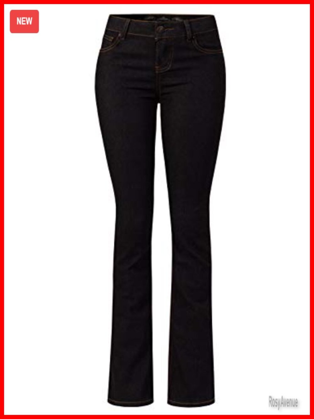 Women's Ultra Stretchy Slim Fit Bootcut Mid Rise Jeans